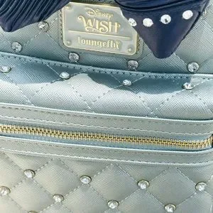 Disney Cruise Line WISH inaugural Loungefly backpack Cinderella Blue NWT Loungefly Disney Wish Inaugural Cruise Line Mini Backpack  main image 2